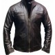 New Mens Quilted Cafe Racer Biker Leather Jacket New Mens Quilted Cafe Racer Biker Leather Jacket