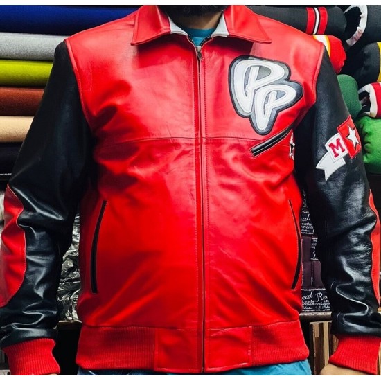 Pelle Pelle Soda Club Red And Black Jacket Pelle Pelle Soda Club Red And Black Jacket