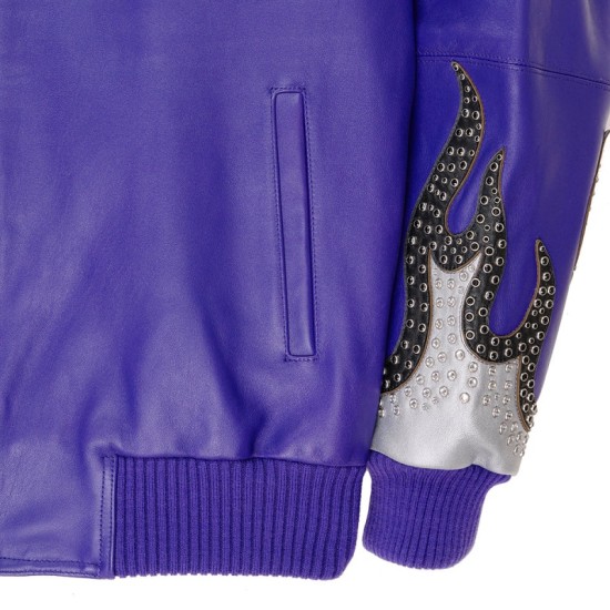 Pelle Pelle World Famous Purple Leather Jacket Pelle Pelle World Famous Purple Leather Jacket