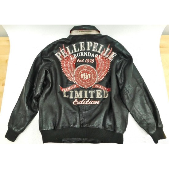 Pelle Pelle vintage Marc Buchanan Leather Varsity Jacket Pelle Pelle vintage Marc Buchanan Leather Varsity Jacket