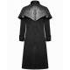 Punk Rave Mens Coat Black Gothic Highwayman Steampunk VTG Military