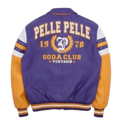 Soda Club Pelle Pelle Purple Arches Jacket