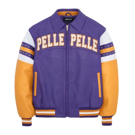 Soda Club Pelle Pelle Purple Arches Jacket Soda Club Pelle Pelle Purple Arches Jacket