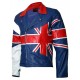 UK Union England Flag Biker Leather Jacket UK Union England Flag Biker Leather Jacket