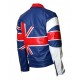 UK Union England Flag Biker Leather Jacket UK Union England Flag Biker Leather Jacket