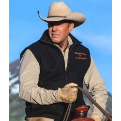 Yellowstone John Dutton Vest Kevin Costner Black Vest